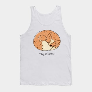 Tailed corgi Tank Top